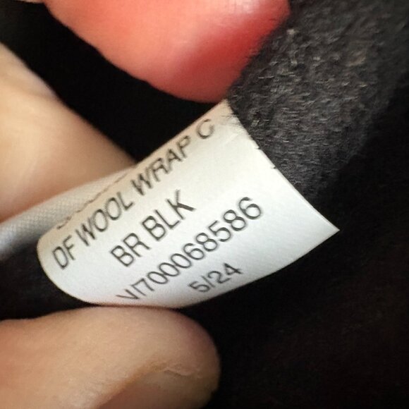 Banana Republic NEW double faced belted wrap coat recycled wool blend women's M - Picture 7 of 8